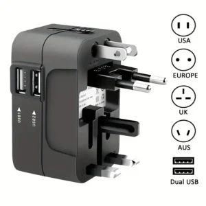 Travel Adapter, Worldwide All in One Universal